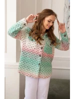 dámská košilová bunda se stojáčkem model 14991159 - MADE IN ITALY