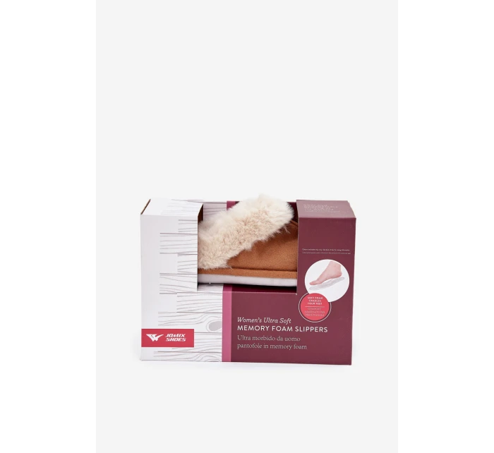 Dámské pantofle s kožíškem Camel Delissa