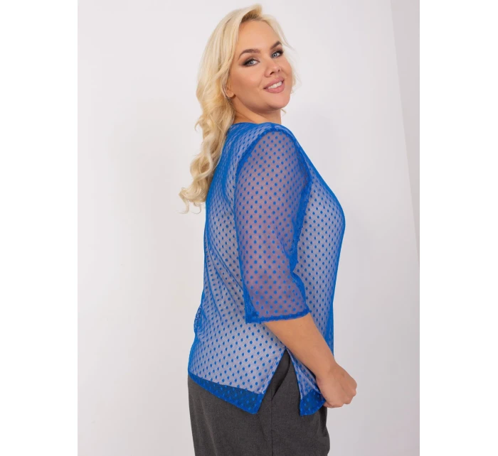 Blúzka LK BZ 506730.64P tmavomodrá