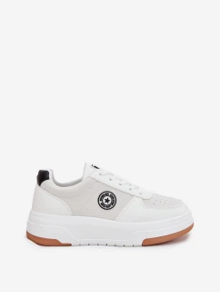 Dámske tenisky na platforme Big Star HI-POLY SYSTEM - biele