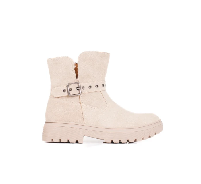 Trendy hnedé členkové topánky na plochom podpätku pre ženy Trendy hnedé členkové topánky na plochom podpätku pre ženy