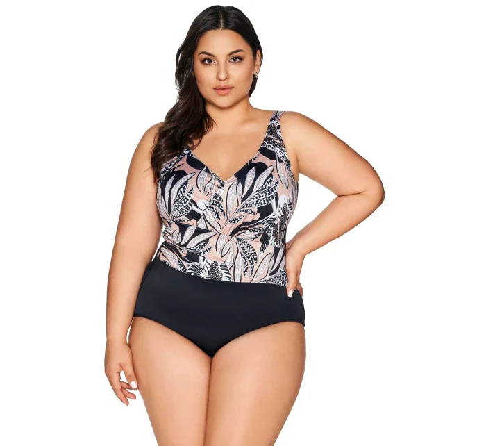 Dámské jednodílné plavky 61 black - AVA Dámské jednodílné plavky 61 black - AVA