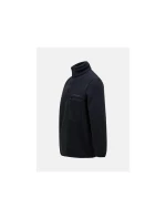 Mikina Peak Performance M Fleece Snap T-Neck Black