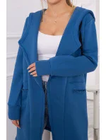 Zateplená džínová bunda s kapucí Zateplená džínová bunda s kapucí