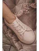 Skórzane Trampki Big Star JJ374022 Nude