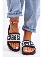 Dámské klasické pantofle Big Star model 21610715 Černá - Big Star Shoes Dámské klasické pantofle Big Star model 21610715 Černá - Big Star Shoes