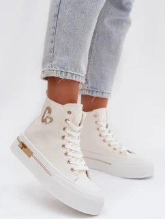 Dámské tenisky na platformě Bílé Meloria