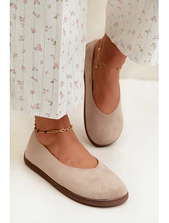 Dámské barefoot baleríny béžové Hollin
