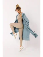 M734 Rebrované pletené legíny - béžové M734 Rebrované pletené legíny - béžové