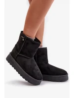 Dámske vysoké platformy Snows Big Star Black Dámske vysoké platformy Snows Big Star Black