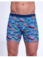 Pánské boxerky model 21285253 A'3 modré mix - Cornette