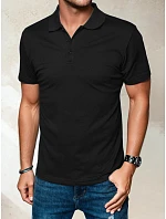 Pánske polo tričko čierne FashionStreet PX0512 Pánske polo tričko čierne FashionStreet PX0512