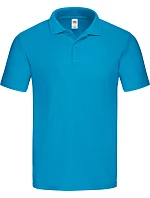 Original Polo Pánské piqué polo model 22449706 azure blue - Fruit of the Loom