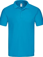 Fruit of the Loom Original Polo Pánske piqué polo 16.3050 azúrovomodrá