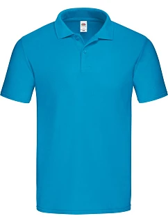 Fruit of the Loom Original Polo Pánske piqué polo 16.3050 azúrovomodrá