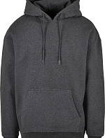 Build your Brand BB 006 Oversize mikina s kapucňou z hrubej bavlny 56.B006 charcoal