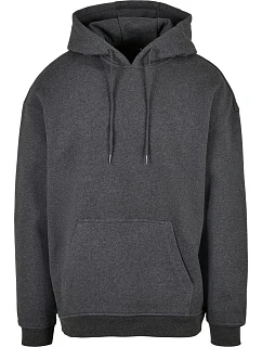 Build your Brand BB 006 Oversize mikina s kapucňou z hrubej bavlny 56.B006 charcoal