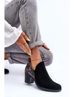Dámské kožené boty na  černé model 21631083 - Maciejka
