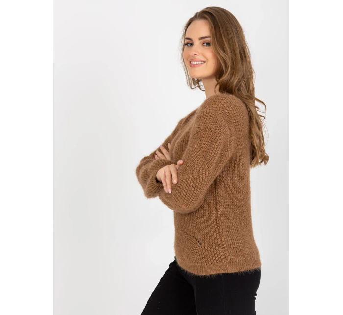 Dámsky sveter TW SW BI 9030.08 hnedý Dámsky sveter TW SW BI 9030.08 hnedý
