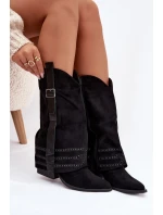 Kovbojské topánky Camilora - čierne Kovbojské topánky Camilora - čierne