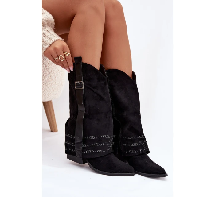 Kovbojské topánky Camilora - čierne Kovbojské topánky Camilora - čierne