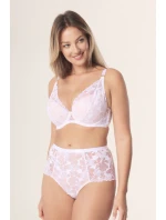 Hanna nohavičky s vysokým pásom biele