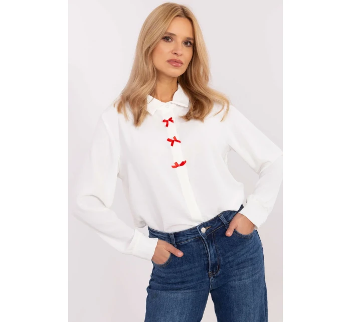 Košeľa s dlhým rukávom model 204360 Taliansko Moda