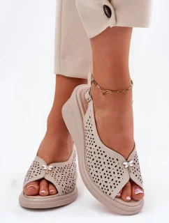 Model topánok na podpätku 213014 Krok v štýle