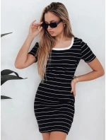 Pruhované mini šaty LINELLA black FashionStreet EY2576 Pruhované mini šaty LINELLA black FashionStreet EY2576