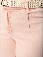 Jeansy damskie wide leg z wysokim stanem różowe model 22144284 - FashionStreet