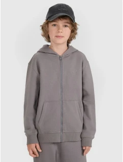 Chlapčenská mikina s kapucňou 4F 4FJRAW25TSWSM2488-22S