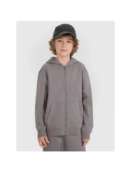 Chlapecká mikina s kapucí model 21756972 - 4F Chlapecká mikina s kapucí model 21756972 - 4F