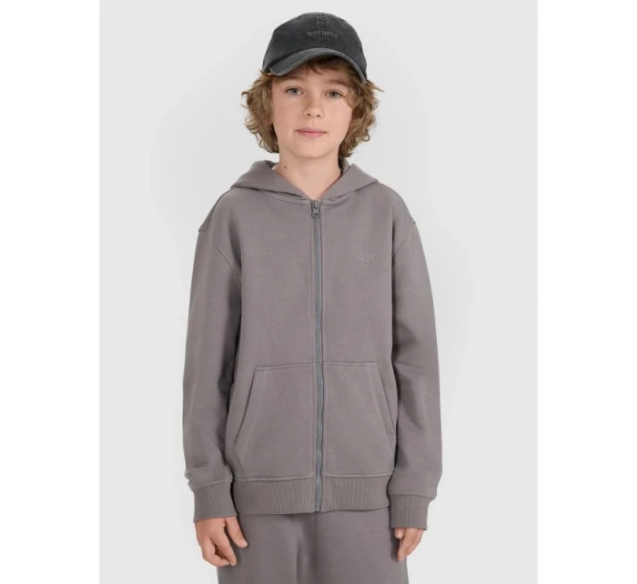Chlapecká mikina s kapucí model 21756972 - 4F Chlapecká mikina s kapucí model 21756972 - 4F