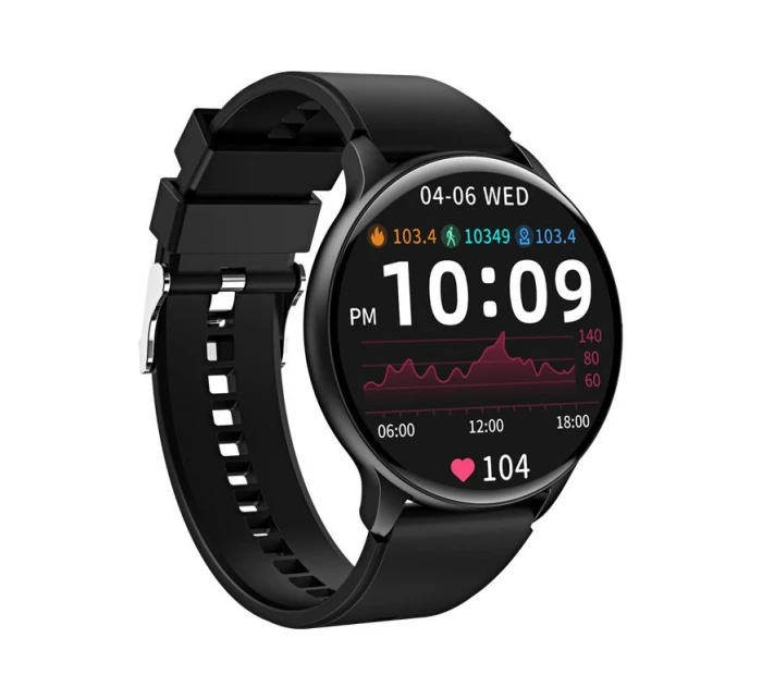 Černý silikonový řemínek model 21805559 - VELTORI Černý silikonový řemínek model 21805559 - VELTORI