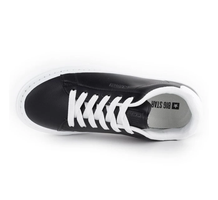 Tenisky na nízkej platforme z ekokože čierne Big Star TT274927