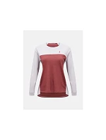 Dámské tričko PEAK PERFORMANCE W Trail Wool-Blend Longsleeve, šedá barva Dámské tričko PEAK PERFORMANCE W Trail Wool-Blend Longsleeve, šedá barva