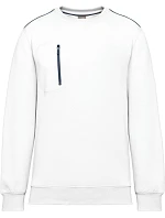 403 Pracovní mikina "DaytoDay" model 22424381 white/navy - WK 403 Pracovní mikina "DaytoDay" model 22424381 white/navy - WK