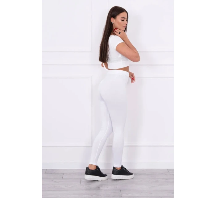 Nohavice legíny Brooklyn white