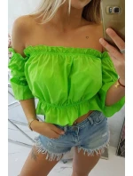 Svetlo zelená pruhovaná blúzka Svetlo zelená pruhovaná blúzka