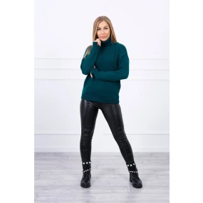 Sveter s rolákom navy