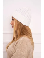 Šiltovka s vyhrňovacou časťou Marzena K206 biela Šiltovka s vyhrňovacou časťou Marzena K206 biela