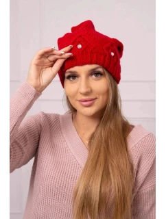 Dámska čiapka Ramona K383 červená
