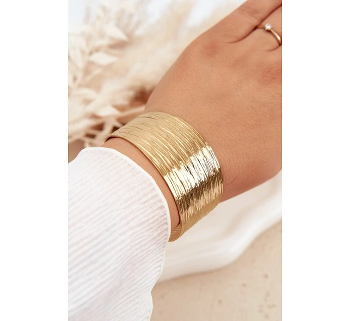 Dámský náramek ze nerezové oceli Zlatý