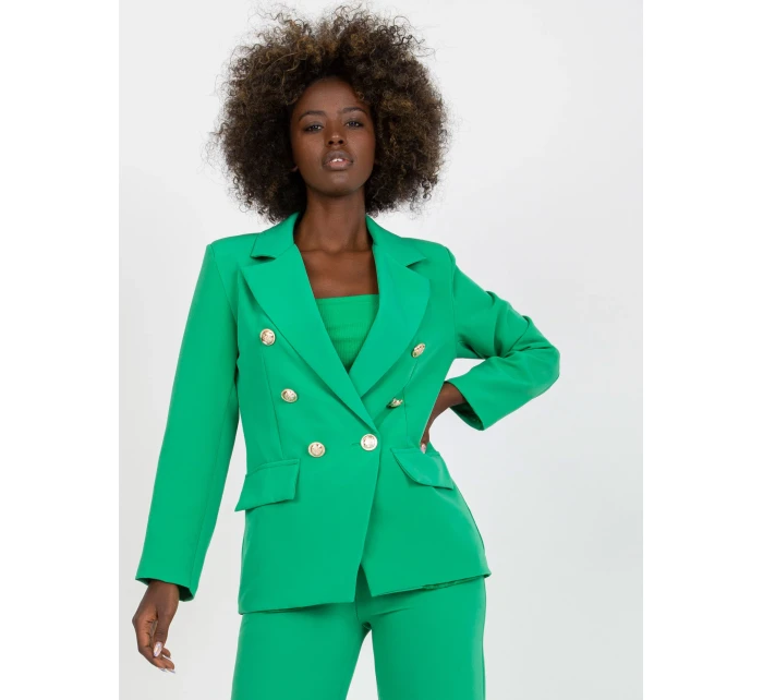 Dámske sako DHJ MA 15555 zelené