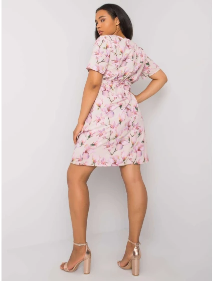 Šaty LK SK 507646 2.29 svetlo béžová