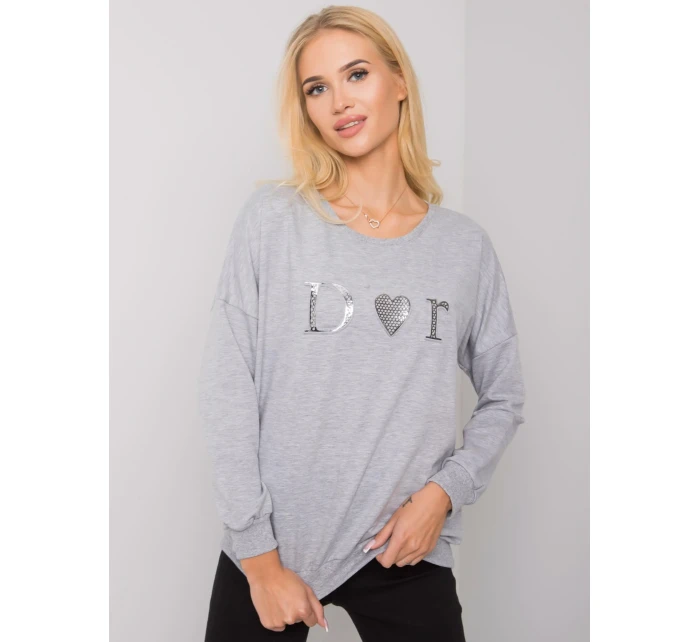 Mikina RV BL 0192.55P sivá