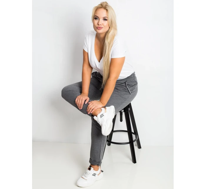 Tepláky RV DR model 17929294 tmavě šedá - FPrice Tepláky RV DR model 17929294 tmavě šedá - FPrice