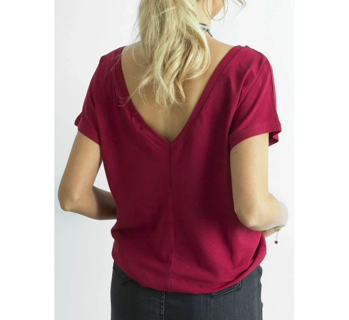 Tričko RV TS 4662.86 gaštanová