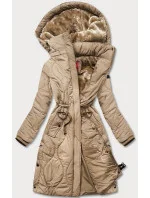 ZIMOWA KURTKA DAMSKA DO BEŻOWA model 21243858 - LHD