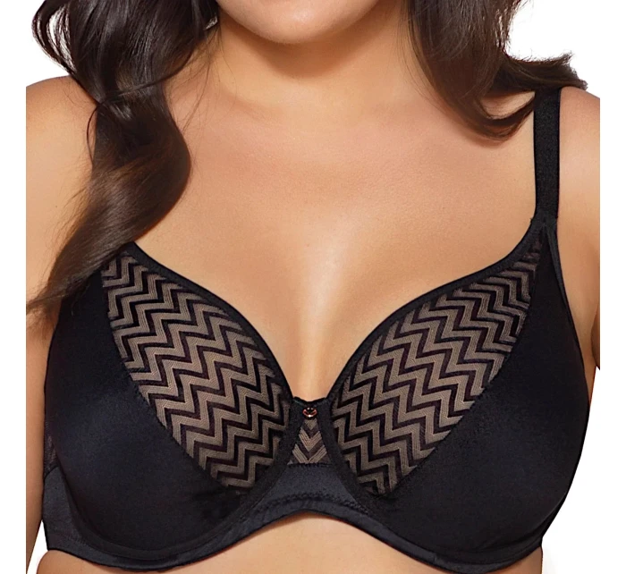 Dámská podprsenka 2103 model 20214214 black - Ava Dámská podprsenka 2103 model 20214214 black - Ava